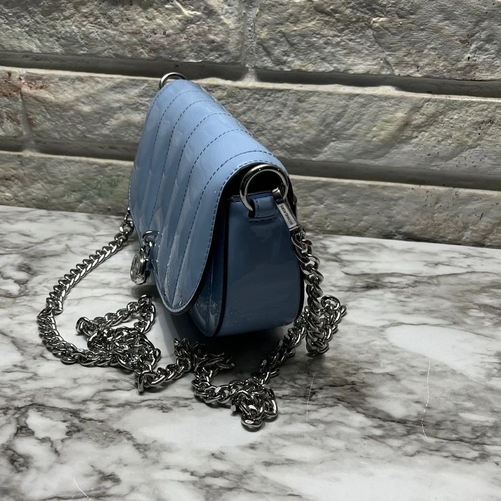 Michael Kors Mila Small Patent Convertible Crossbody Bag NWT - Picture 2 of 9